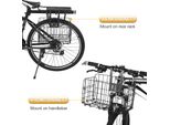 Cestino Per Bicicletta, Cestino Per Bicicletta Pieghevole In Acciaio Inox, Cestino Per Bicicletta In Acciaio, Cestino Per Bicicletta Per Adulti, Accessori Per Mountain Bike