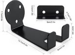 Upaldhou Supporto Da Parete Per Biciclette, Gancio Per Biciclette Resistente Che Sostiene Fino A 132 Libbre Di Rack Per Biciclette Per Garage A Muro