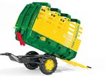 Rolly Toys Rimorchio Per Trattore A Pedali, Rimorchio Ribaltabile, Carro Caricatore Con Sponda Posteriore