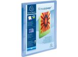 Exacompta 51962E Raccoglitore Ad Anelli A4 Blu, Trasparente