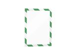 Durable Cornice Espositiva Duraframe® Security A4, 2 Pezzi, Rosso Scuro, 4944131