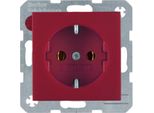 Presa Schuko Rossa Singola - Presa 47431912