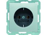 Berker Steckdose 1F Alu Samt Up IP20 Zp