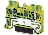 Morsetto A Molla Di Tensione 0,08-4Qmm Gn-Ge - Morsetto Di Messa A Terra A 1 Polo 5,2Mm St 2,5-PE
