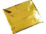 Hygostar 52850 Rettungsdecken Aluminium Gold/Silber 210 X 160 Cm