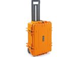 B&W Outdoor Case 6700 Con Sistema Divisorio Arancione