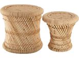 Set Aus 2 Beistelltischen Aus Seil - Atmosphera Interior Designer
