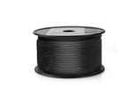 Cavo Coassiale Su Bobin | RG174 | 50 Ohm | Protezione A Guscio Singolo | Eca | 100,0 M | Coax | Pvc | Nero | Bobina