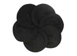 Imsevimse Assorbenti Per L'allattamento Cotone Organico Biologico, 3 Paia Nero (Nero), 12Cm