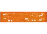 Minerva 1131 Minerva Schriftschablone Electrographe, 13 A, Nf Norm