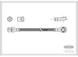 Corteco 19032688 Tubo Freno Posteriore Per Jaguar Xj (Naw, Nbw) Xk 8 Coupé (X100)