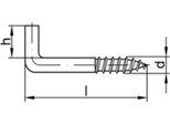 Reyher Ger. Gancio A Vite Art. 4 80Mm Vz 881370100000080 (100 Pezzi)