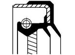 Corteco Paraolio Differenziale 01034446B Per Daf 75 Fpm (Gomma Al Fluoro)