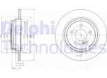 2X Disco Freno Delphi BG4298C Adatto A MERCEDES-BENZ Sl (R230) 58 4Mm 300Mm