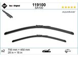 Swf Das Original Spazzola Tergicristallo Anteriore Per Tesla Model X (5YJX) Senza Telaio