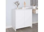 Syfax™ Credenza Bianca 70X41X75 Cm In Legno Multistrato