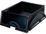 Leitz 5231-00-95 Vaschetta Per Lettere Sorty, A4, Polistirolo, Nero