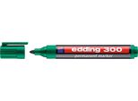 Edding 300-004 300 Marcatore Permanente - Ricaricabile, 1,5 - 3 Mm, Verde