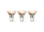 Lampada Led GU10 | Spot | 4,5 W | 345 Lm | 2700 K | Varm Vit | Retrostil | 3 Deg.