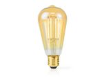 Led GlöDlampa E27 | ST64 | 4,9 W | 470 Lm | 2100 K | Dimbar | Extra Varm Vit | Retrostil | 1 St.