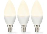 Lampada Led E14 | Ljus | 4,9 W | 470 Lm | 2700 K | Varm Vit | Matt | 3 St.