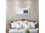 Vidaxl Specchio Da Parete In Stile Barocco 100X50 Cm Bianco