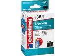 Edding EDD-381 Cartuccia D'inchiostro Nero Sostituisce Brother LC-980BK