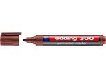 Edding 300 Pennarello Indelebile Marrone