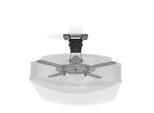 Staffa Per Proiettore | Completamente Regolabile | 10 Kg | Ruotabile | Inclinabile | Acciaio | Nero