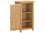 Vidaxl Armadio 45X32X85 Cm In Legno Massiccio Di Quercia
