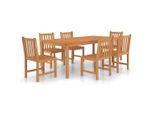 Syfax™ Set Da Pranzo Da Giardino 7 Pz 200X100 Cm In Legno Massello Di Teak