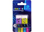 Astra Smart, 2 Pezzi In Gomma Bianca, Taglia S, Blister, Mix Di Colori, 403022015