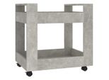 Syfax™ Carrello Scrivania Grigio Cemento 60X45X60 Cm Legno Multistrato