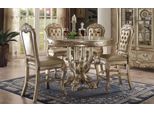 Tavolo Da Pranzo Classico In Legno Set Da Sala Da Pranzo 4X Set Di Sedie Set Di Sedie 5 Pz