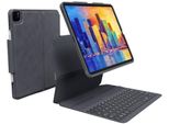 Zagg Pro Keys - Tastiera E Custodia Folio - Retroilluminata - Bluetooth - Tedesco - Tastiera Nero/Grigio, Custodia Nero/Grigio - Per Apple Ipad Pro Da 11 Pollici (1A Generazione, 2A Generazione, 3A Generazione)