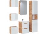 Mobili Bagno Di Design Gruppo Bagno 6 Pezzi Set Mobile Lavabo Legno