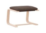 Vidaxl Sgabello In Tessuto Marrone Scuro 51X41X40 Cm