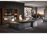 Tavoli Da Ufficio In Pelle Per Scrivania Tavoli D'arredamento Di Design Set Di Poltrone 2 Pezzi.