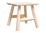 Vidaxl Tavolino 49X49X50 Cm In Legno Massiccio Di Abete Rosso
