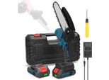 Mini Motosega A Batteria 21V Da 6 Pollici, Sega Portatile Per Rami Con Una Sola Mano E Motore A Spazzole Per Potatura Di Giardini E Alberi Da Frutto, Spaccatura Di Legno