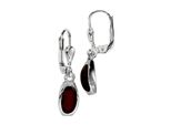 Paar OhrhäNger OSTSEE-SCHMUCK "Ostsee-Schmuck OhrhäNger Tinta Cherry OhrhäNger Tinta Cherry", Weiß, Ohrringe, Damen, 27 X 6Mm, Silber 925 (Sterlingsilber)