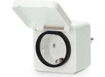 Smartlife Presa A Muro | Zigbee 3.0 | IP44 | Misuratore Di Potenza | 3680 W | Type F (Cee 7/7) | -10 - 40 °C | Android™ / Ios | Bianco | 1 Pz.