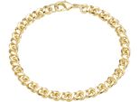 Armband Firetti "Schmuck Geschenk Armschmuck Armkette Achterkette", Gold (Gelbgoldfarben), ArmbäNder, Damen, 21Cm, Messing, Armband, Made In Germany