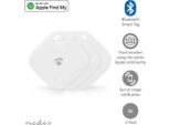 Cercachiavi | Compatibile Con: Apple Find My App | Alimentazione A Batteria | 3X CR2032 | Batterie Incluse | Bluetooth® Versione: 5.1 | Durata Della Batteria Fino A: 1 Anno | Bianco | 3 Pz.