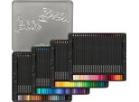 FABER-CASTELL 116490 Matite Colorate Black Edition, Colori Assortiti, 100 Pezzi.