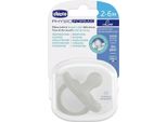 Chicco Physioforma Luxe Succhietto In Silicone 2-6M Grigio