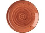 Churchill Stonecast, Piatto Da Portata Rotondo, Arancia Aromatizzata, 260 Mm, (12 Pezzi)