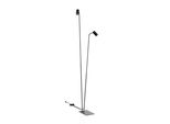 Nowodvorski Mono 7718 Lampada Da Terra A Led In Acciaio, Nero