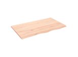 Syfax™ Piano Per Tavolo 100X60X2 Cm In Rovere Massello Non Trattato