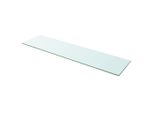 Syfax™ Mensole In Vetro Trasparente 2 Pz 100X25 Cm